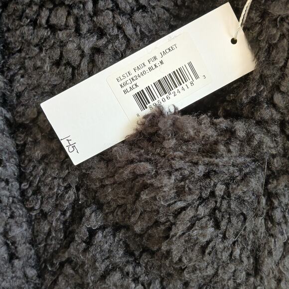 Bishop and Young | Elsie | Faux Fur | Jacket Black | Size Medium NWT - Picture 5 of 7